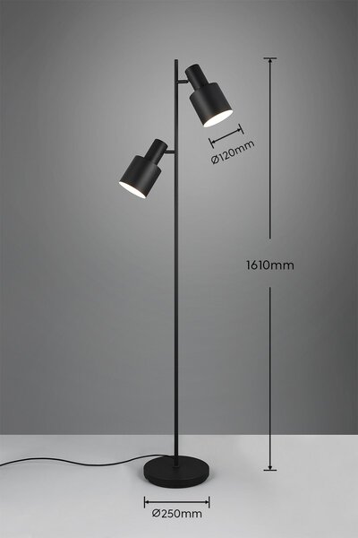 Trio T419400232 stojací lampa AGUDO E27