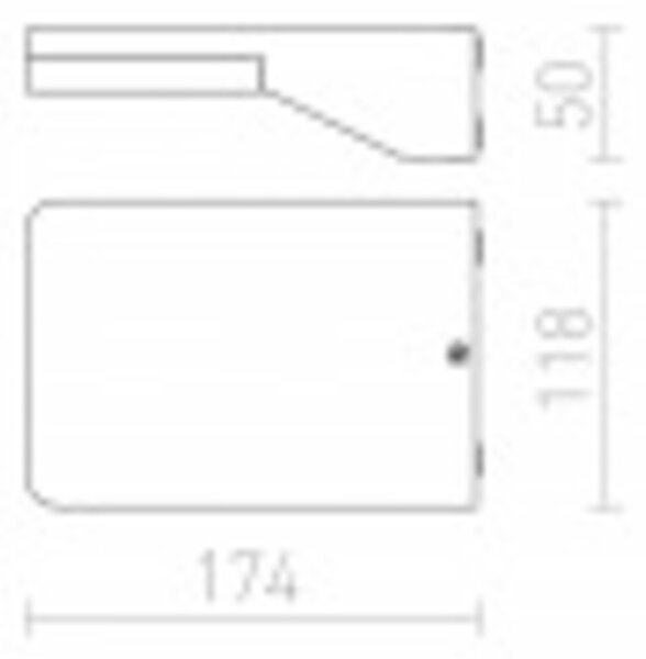RED - DESIGN RENDL RENDL VIRGO nástěnná antracitová 230V LED 9W IP65 3000K R11946