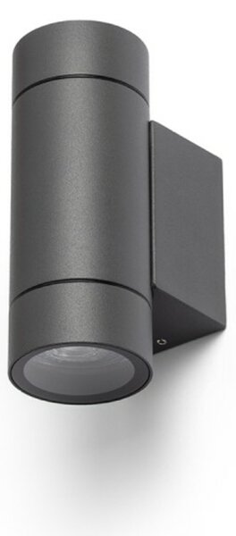 RED - DESIGN RENDL RENDL MIZZI NEW II nástěnná antracitová 230V GU10 2x35W IP65 R13643