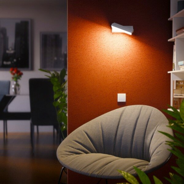 RED - DESIGN RENDL RENDL TWIST nástěnná bílá 230V LED 13W IP65 3000K R13615