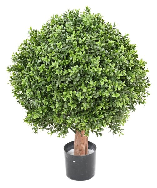 Umělý keř Zimostráz - Buxus na kmínku deluxe, 65cm