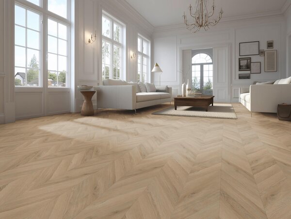 Floor Forever Authentic Oak Click Rigid Chevron Dub Strážný 1087CH 1,32 m2