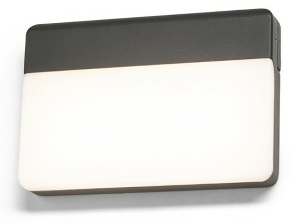 RED - DESIGN RENDL RENDL GAVIN nástěnná antracitová mléčný akryl 230V LED 13W IP65 3000K R13756