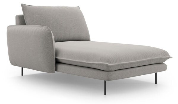 Světle šedá lenoška Cosmopolitan Design Vienna, levý roh