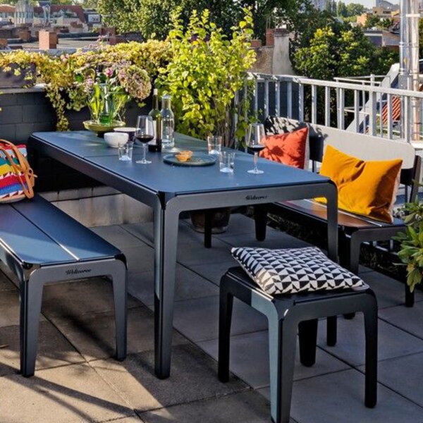 Weltevree designové zahradní jídelní stoly Bended Table (90 x 90 cm)