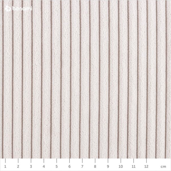 Béžová čalouněná dvoulůžková postel 180x200 cm Mattis Cord – Meise Möbel