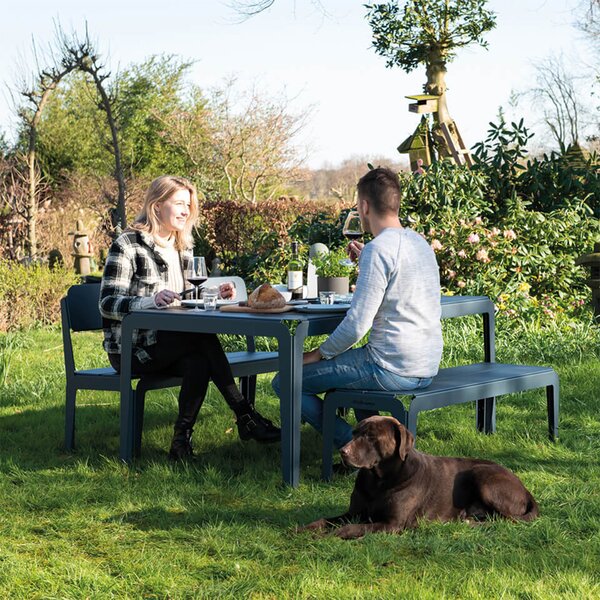 Weltevree designové zahradní jídelní stoly Bended Table (90 x 90 cm)