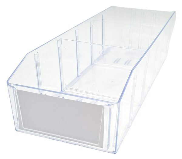 Usporadejto.cz Úložný box, ideální do spíže, s etiketou + 2 přepážky, BITO, 40x13cm