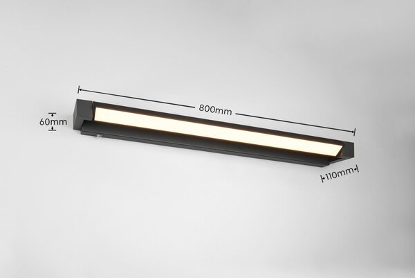 Trio T284779132 LED nástěnné svítidlo nad zrcadlo FABRIZIO | 16W integrovaný LED zdroj | 1700lm | 2300+3000+4000K