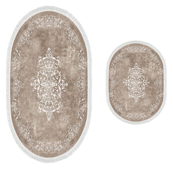 ASIR Koupelnová předložka 410616 béžový ornament 2 ks