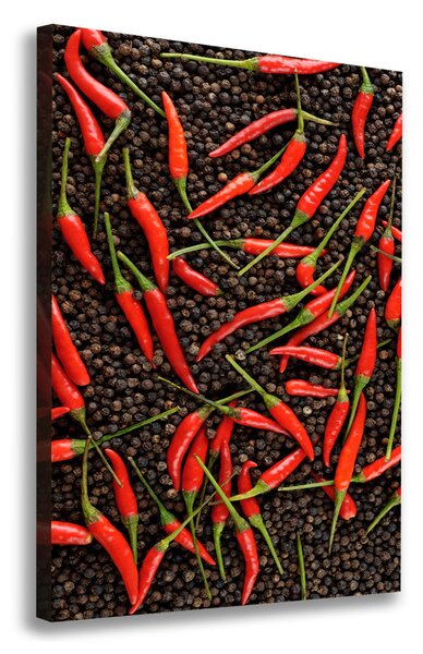 Vertikální Foto obraz na plátně Chilli papričky ocv-35225615