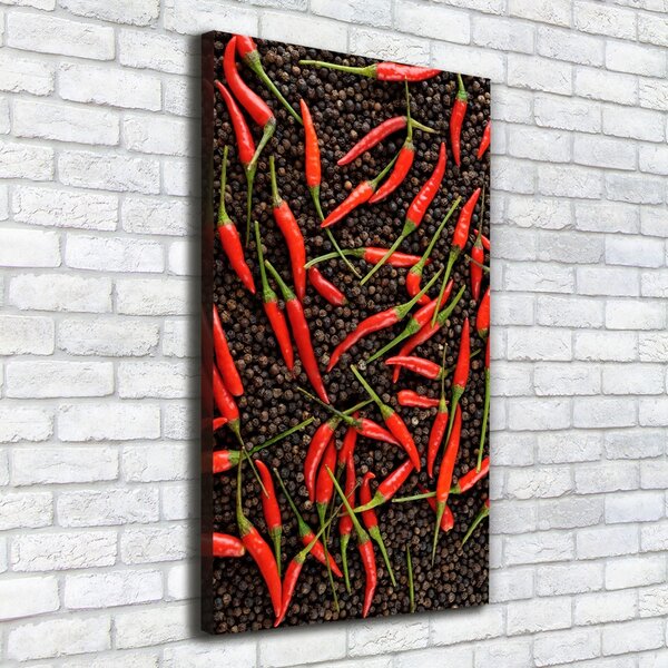 Vertikální Foto obraz na plátně Chilli papričky ocv-35225615