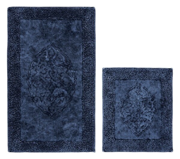 ASIR Koupelnová předložka COTTONKT 000422 tmavě modrý ornament 2 ks