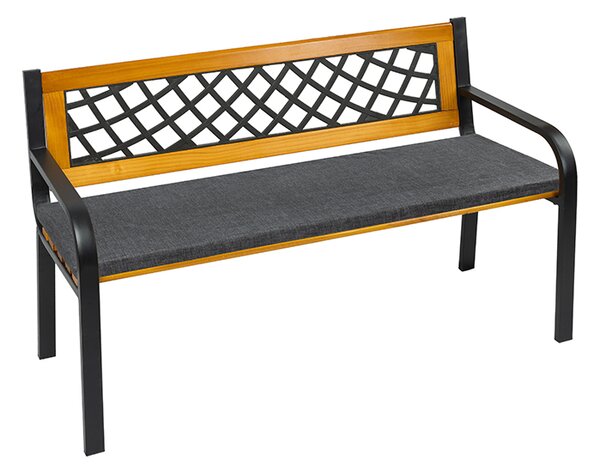 BELLATEX Sedák na lavici hladký Grafitová 40x120 cm