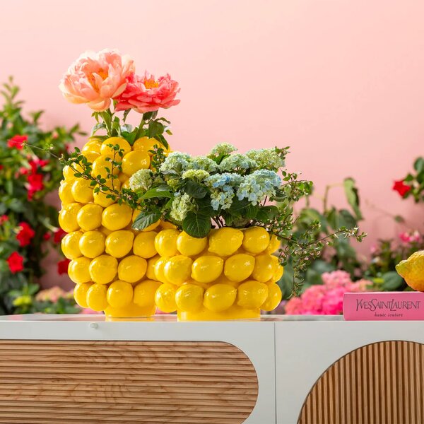 Kare designové vázy Lemon (19 cm)