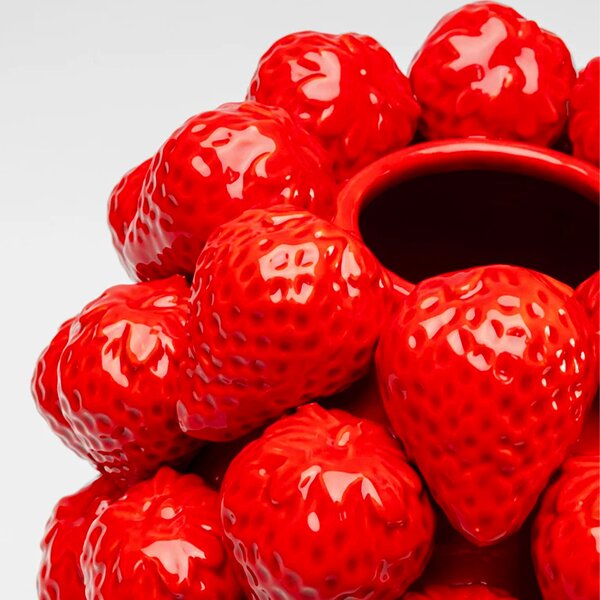 Kare designové vázy Strawberries (24 cm)