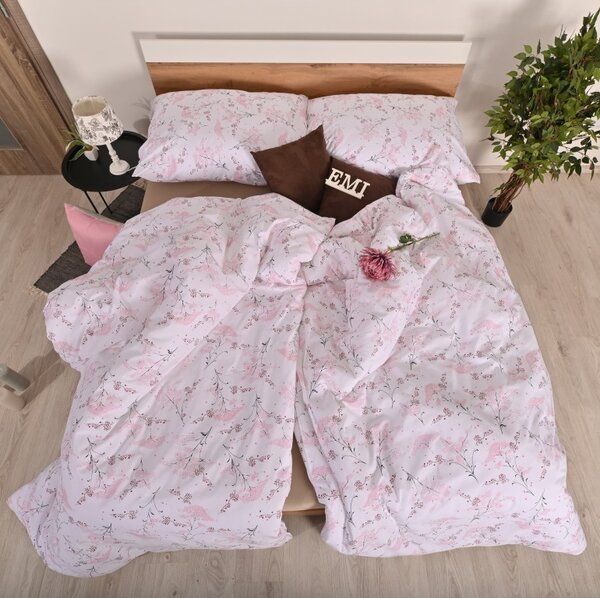 Povlečení bavlněné Sakura EMI, Standardní set jednolůžko obsahuje 1x 140x200 + 1x 70x90