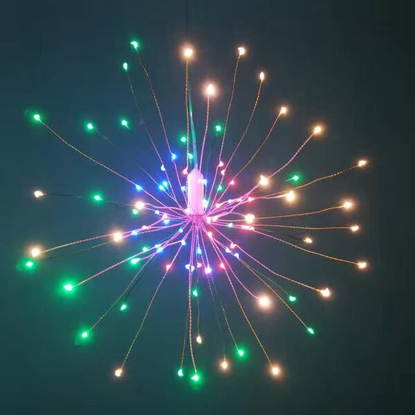 LED dekorativní světlo ohňostroj, Firework, na baterie, různé barvy na výběr Barva: Teplá bílá