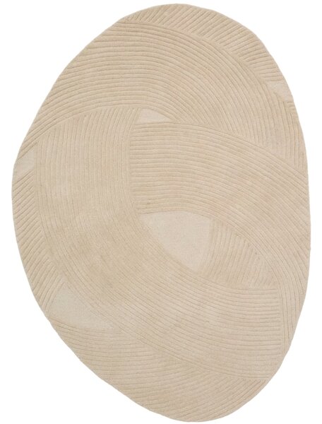 Kave Home Béžový vlněný koberec Domm 160 x 230 cm