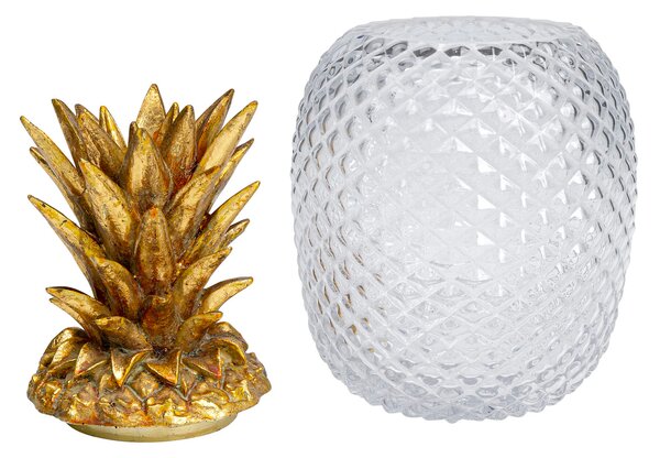 Kare designové dózy Pineapple