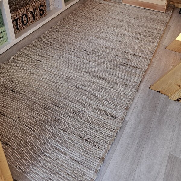 Hanse Home, Kusový koberec Handloom 105962 Dhaka Grey Brown, 60x90, béžová, chodba / předsíň
