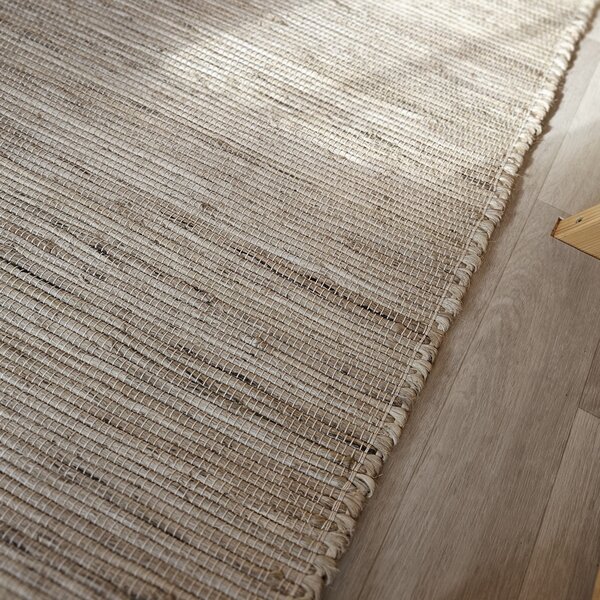 Hanse Home, Běhoun Handloom 105962 Dhaka Grey Brown, 80x200, béžová, chodba / předsíň