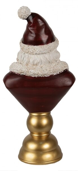 Dekorativní busta Santa Claus – 19x15x40 cm