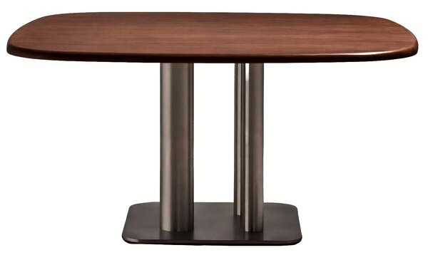 Kave Home Ořechový jídelní stůl Melvar 150 x 150 cm