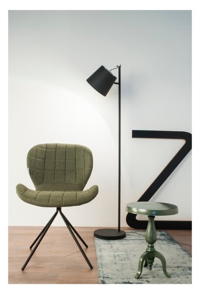 Černá stojací lampa Zuiver Buckle Head