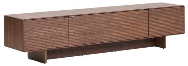 Kave Home Ořechový TV stolek Norlen 200 x 40 cm