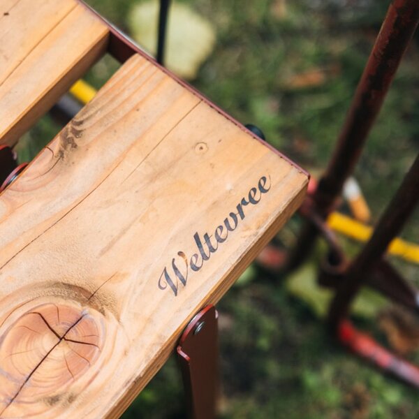 Weltevree designové zahradní lavice Salut Beerbench
