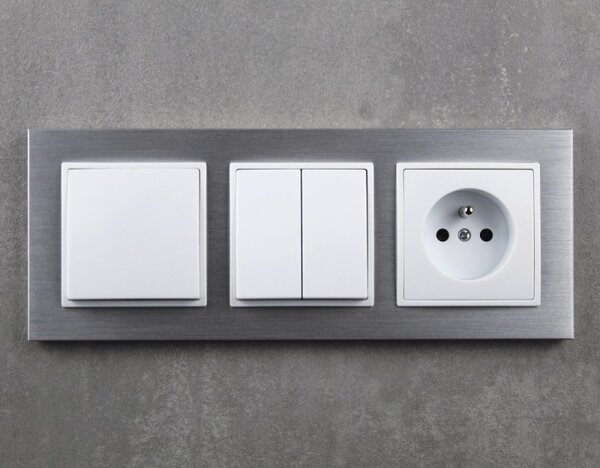 Elhard Trojrámeček Vera Aluminium, stříbrný VA3103S