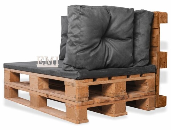 Polštář pro zahradní posezení šedý EMI