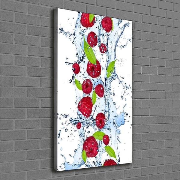Vertikální Moderní fotoobraz canvas na rámu Maliny ocv-38603136