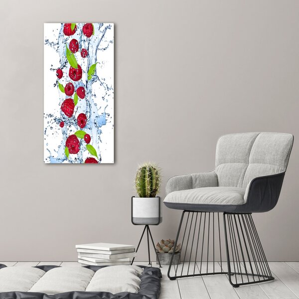 Vertikální Moderní fotoobraz canvas na rámu Maliny ocv-38603136