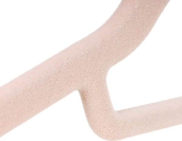 Sametová ramínka na oblečení 45 cm sada 20ks SPRINGOS HG0083 růžová