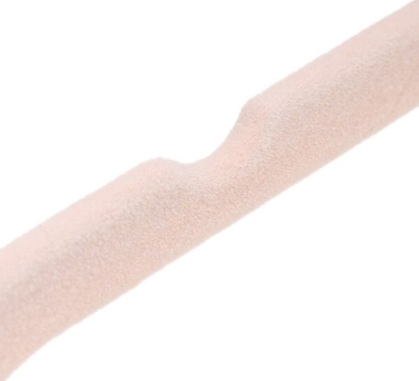 Sametová ramínka na oblečení 45 cm sada 20ks SPRINGOS HG0083 růžová