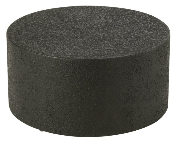 J-line Černý odkládací stolek Cylinder 60 cm