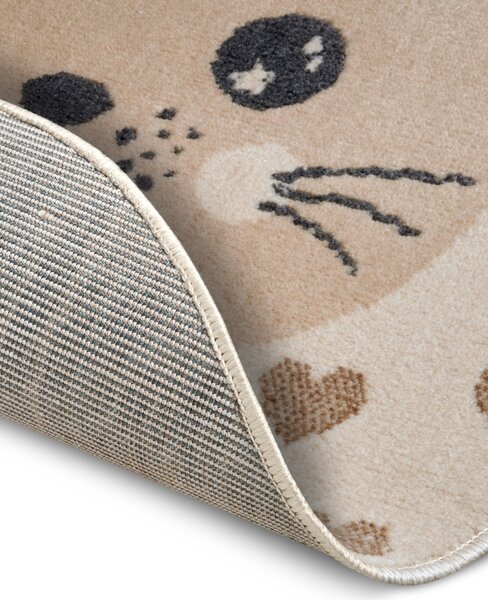 Hanse Home, Dětský koberec Adventures 105963 Cream Beige kruh, 100x100 (průměr) kruh, béžová, dětský pokoj