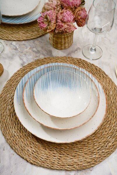 ASIR Porcelánová jídelní souprava BLUEGRASS 24 ks