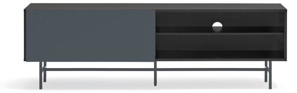 Černo-antracitový TV stolek 180x56 cm Nube – Teulat