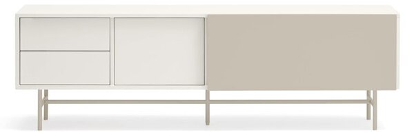 Béžovo-krémový TV stolek 180x56 cm Nube – Teulat