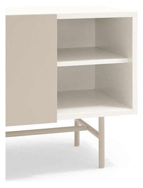 Béžovo-krémový TV stolek 180x56 cm Nube – Teulat