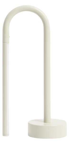 Kave Home Šedá kovová stolní LED lampa Bow