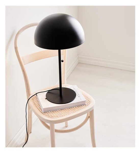 Černá stolní lampa Markslöjd Dome, výška 54,5 cm