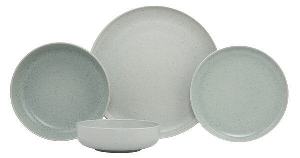 ASIR Porcelánová jídelní souprava POPPY 16 ks modrošedá