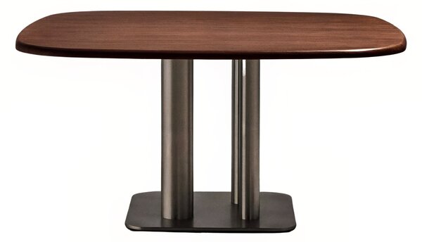 Kave Home Ořechový jídelní stůl Melvar 121 x 121 cm