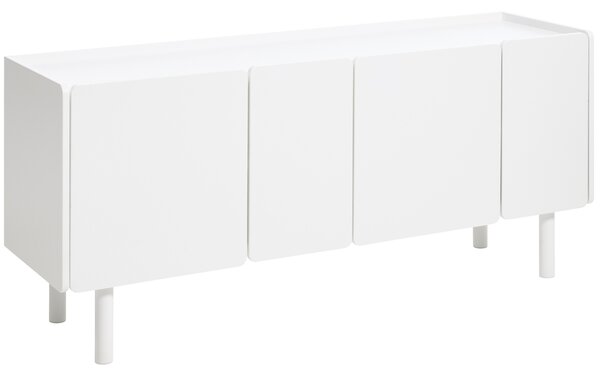 Unique Furniture Bílá lakovaná komoda Bera 160 cm