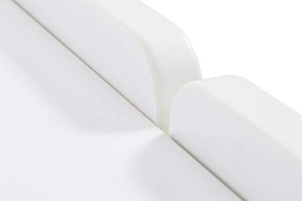 Unique Furniture Bílý lakovaný TV stolek Bera 160 cm