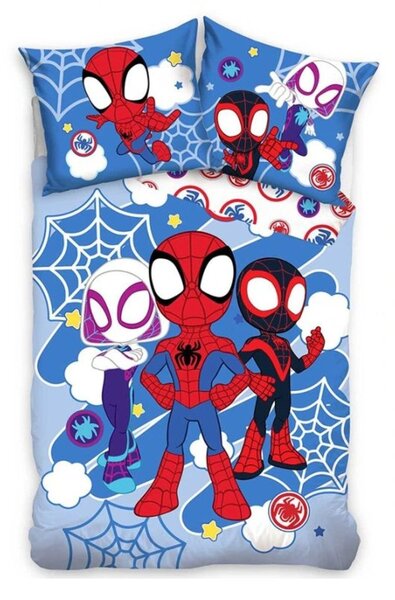 Mikroplyšové povlečení Spidey Úžasní přátelé 140x200, 70x90 cm